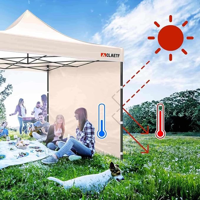 10x10 Canopy sidewalls, Pop Up Canopy Waterproof 99% UV Protection, Suits Pop - Image 7