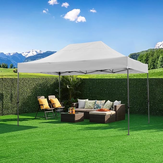 COBIZI 10x15 Pop Up Canopy Without Sidewall, Heavy Duty Canopy UPF 50+ All - Image 6