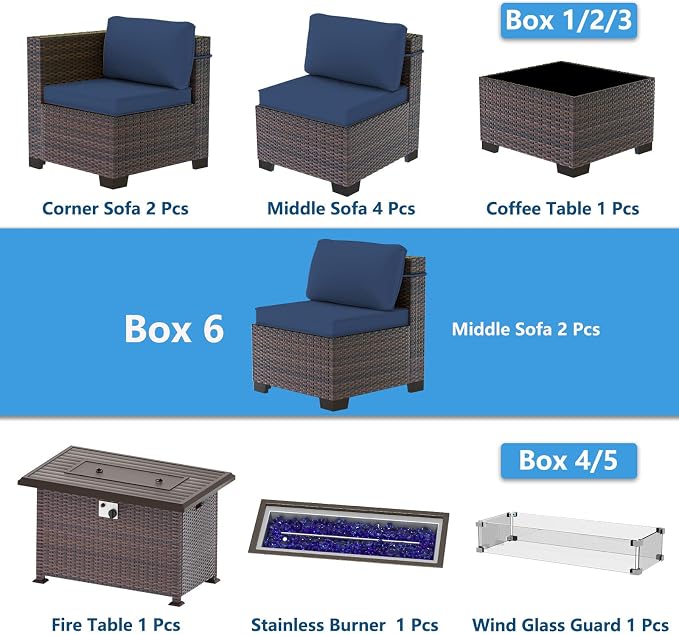 Outdoor Patio Furniture Set - Image 8