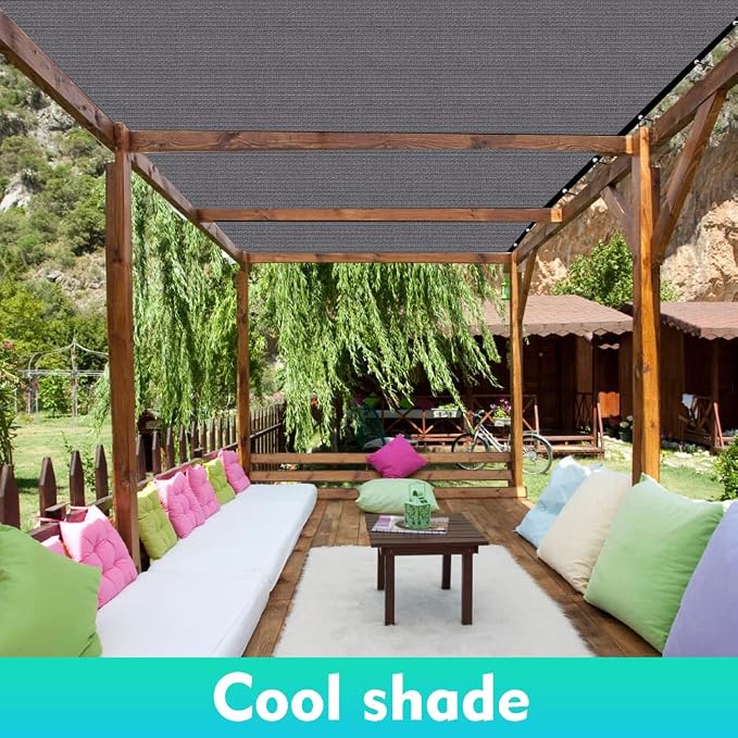 90% Shade Cloth Sun Shade Fabric Privacy Screen Shade Cover - Image 5