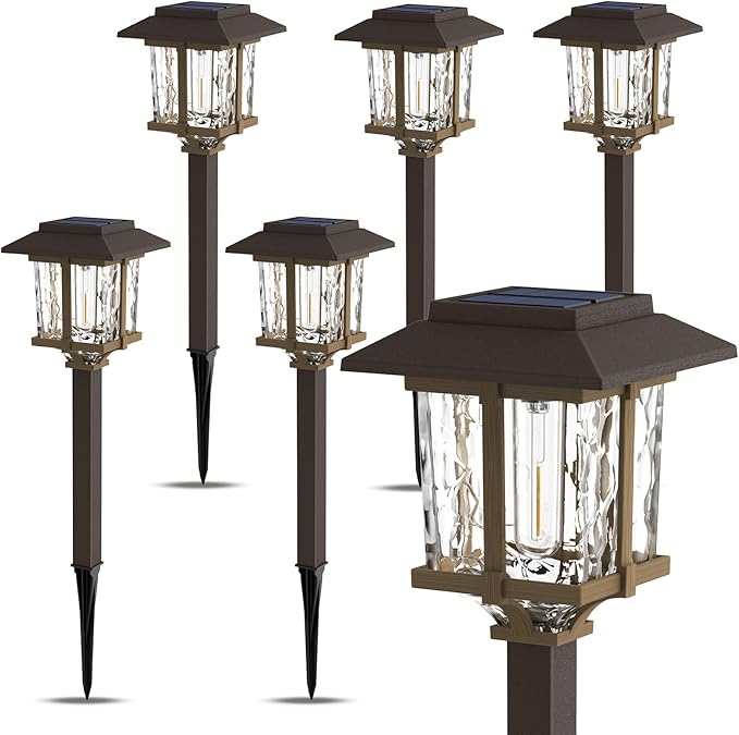 XMCOSY+ Solar Outdoor Lights Waterproof IP65, Solar-Powered Garden/Yard/Pathway - Image 2