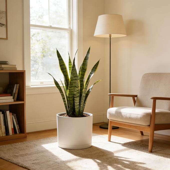 10 Inch Round Plastic Plant Pot - Image 7