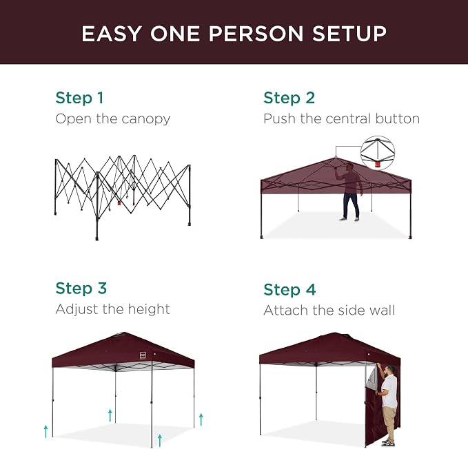 Best Choice Products 10x10ft Pop Up Canopy Tent - Image 3