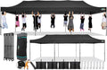 COBIZI 10x30 Pop Up Canopy Without Sidewall, Heavy Duty Canopy UPF 50+ All by COBIZI