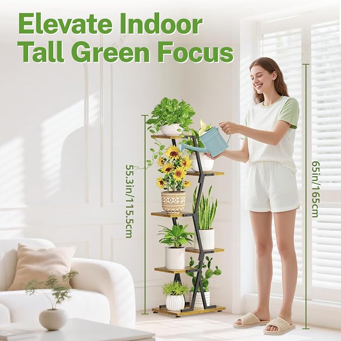 iDavosic.ly 5 Tier Indoor Plant Stand - Image 7