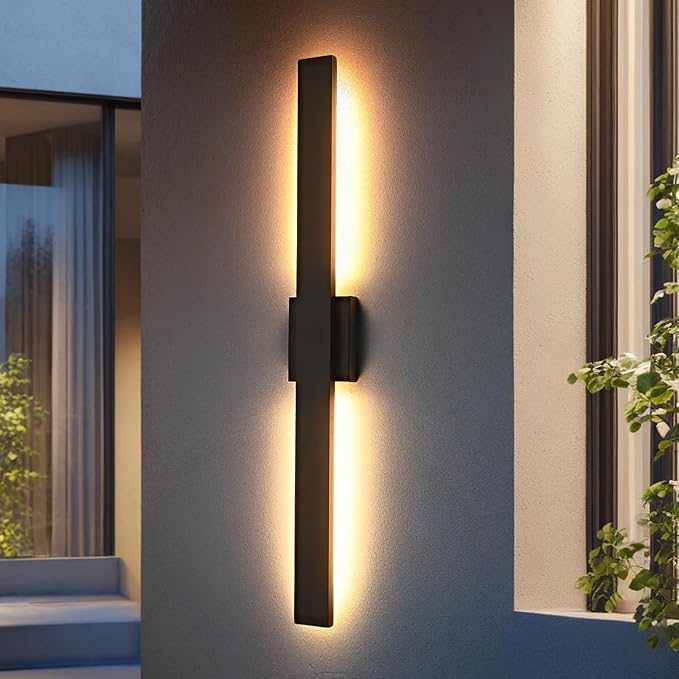 40.1inch Long Outdoor Modern LED Wall Light, Waterproof IP65 Warm White Led - Image 7