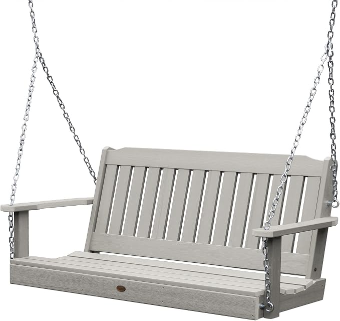 Highwood Lehigh Porch Swing, 5 Feet, Harbor Gray by highwood