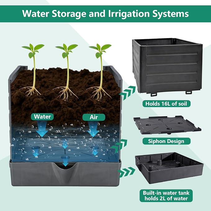 2 Pack Raised Garden Bed Planter Box - Image 3