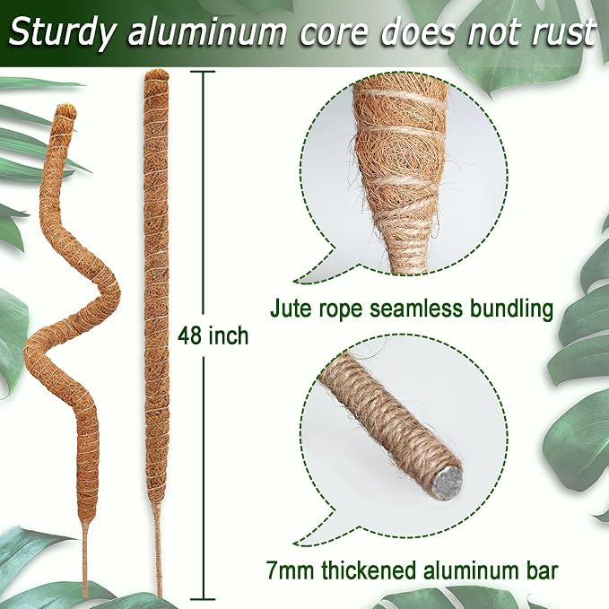 Soupiar 2 Pack 48'' Bendable Moss Pole - Image 2