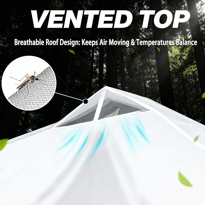 SANWAY 10x10 Pop Up Canopy Tent - Image 4