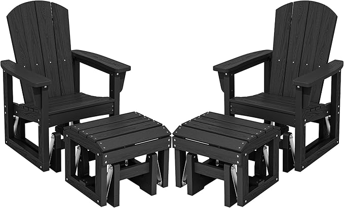 SERWALL Outdoor Glider Chair Set of 2 by SERWALL