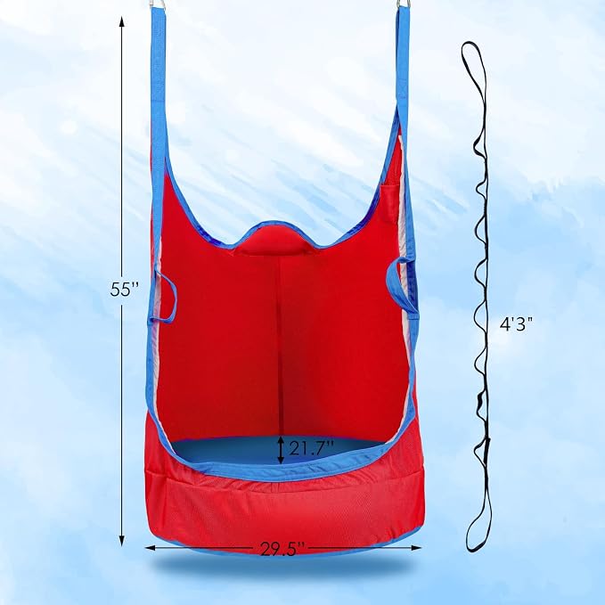 Upgraded Kids Pod Swing Chair, Child Hanging Hammock Chair, 900D Oxford Cloth - Image 4