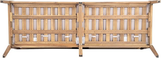 Outdoor Patio Acacia Wood 3-Seater Sofa, Hand Woven Rope Sofa - Image 6