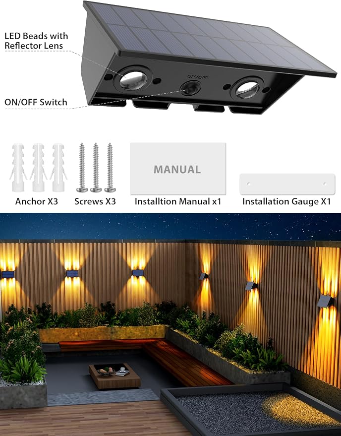 Solar Fence Lights - Image 7