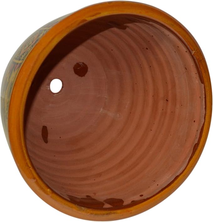 Treasures Of Morocco Handmade Ceramic Flower Pot Moroccan Indoor Outdoor - Image 3