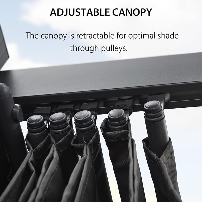 PURPLE LEAF 12' X 16' Outdoor Pergola - Image 9