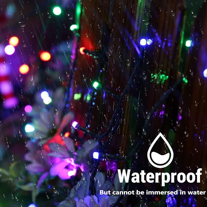 Joomer Color Changing Christmas String Lights, 164FT 500 LED RGB LED String - Image 6