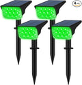T-SUNUS Green Solar Spot Lights Outdoor 4 Pack, IP65 Waterproof Landscape by T-SUNUSLighting