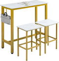 Finnhomy Bar Table Set, 39.3" Pub Table High Top Table, Rectangular Bar Height by Finnhomy