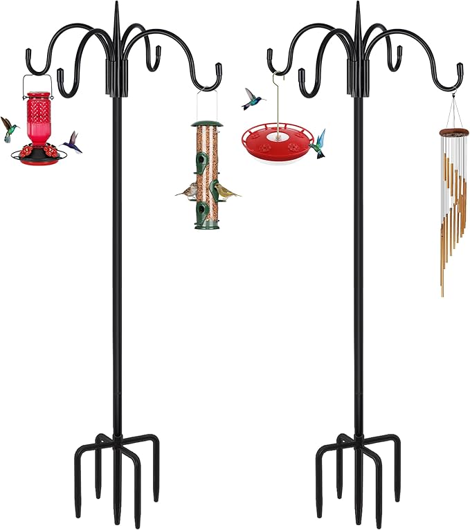FEED GARDEN 76 Inch Four Shepherd Hooks by FEEDGARDEN