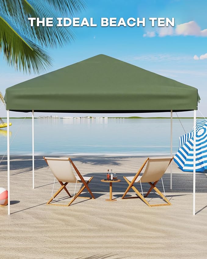 GarveeLife 10x10 Pop Up Canopy Tent, Outdoor Tent - Image 5