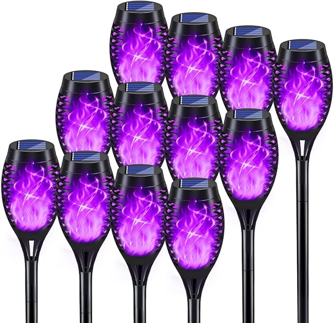 KYEKIO Halloween Decorations Outdoor, Solar Torch Lights by KYEKIO