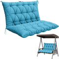 Porch Swing Cushion with Backrest, Waterproof Bench Cushion by Pakunoda