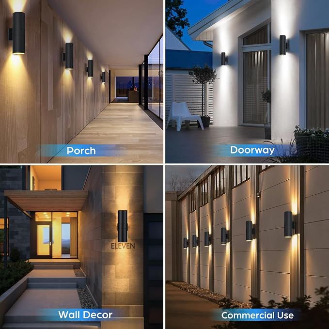 14” Modern Outdoor Wall Light - Image 6