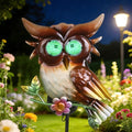 Solar Owl Garden Stakes Decorative by YHSOLAR