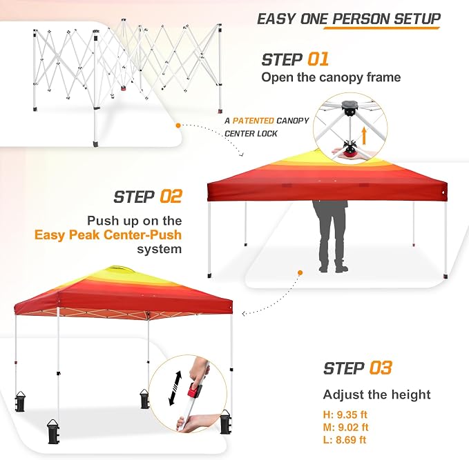 EAGLE PEAK Pop Up Canopy Tent - Image 2