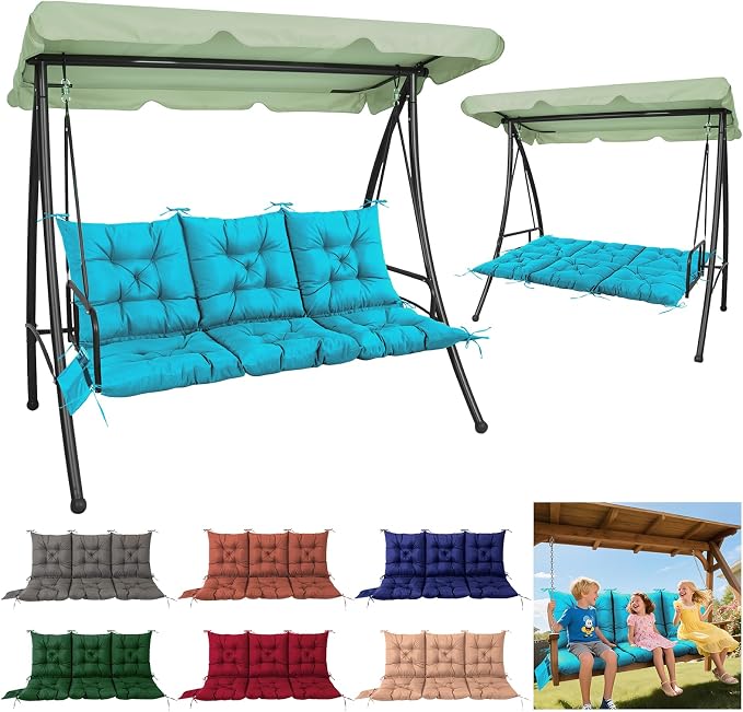 3 Seater Porch Swing Cushion, Thick Cushion by Matalde