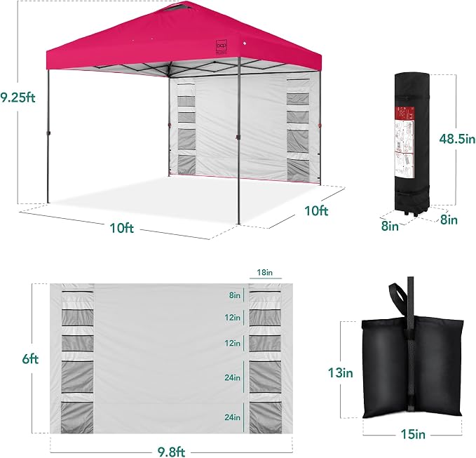 Best Choice Products 10x10ft Pop Up Canopy Tent - Image 2