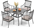 PHI VILLA 5 Piece Outdoor Dining Set by PHIVILLAThepioneerofcomfortablehouseholdsupplies