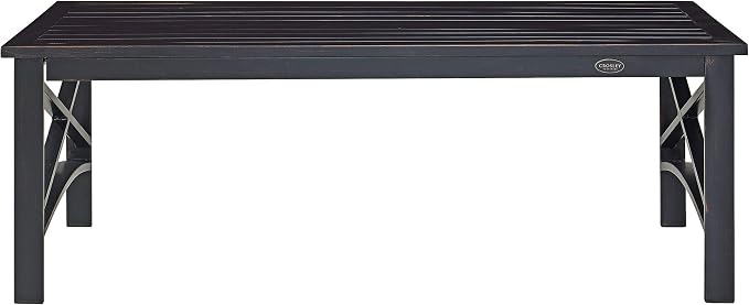 Crosley Furniture Kaplan Weather Resistant Metal Outdoor Coffee Table - Image 4