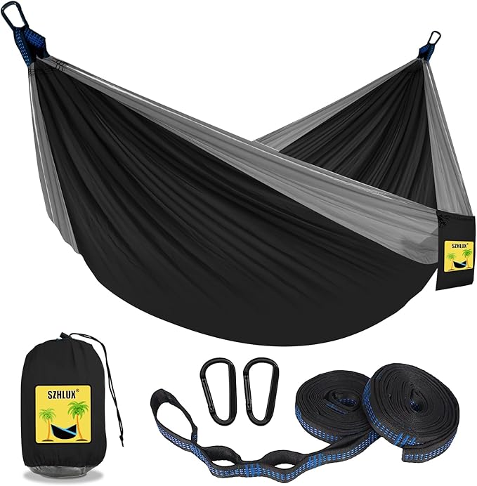 SZHLUX Camping Hammock Double & Single Portable Hammocks by SZHLUX
