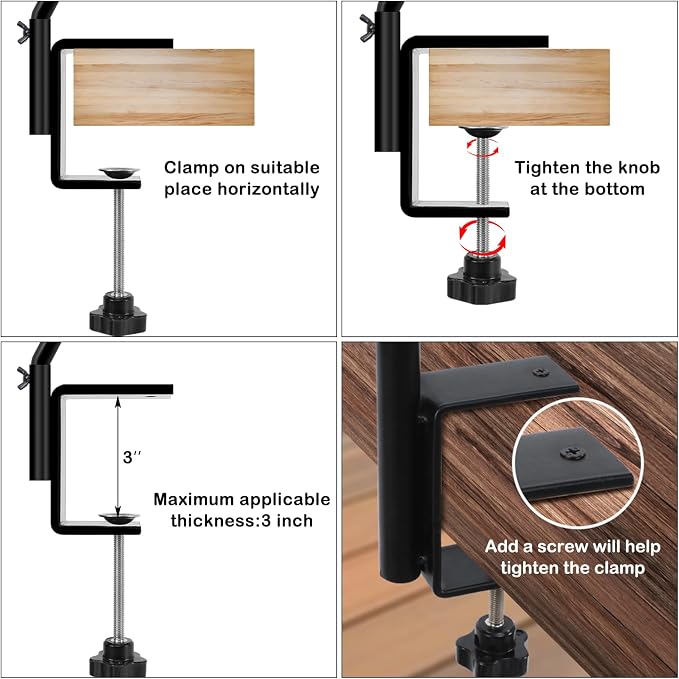 FEED GARDEN 2 Pack 14 Inch Deck Hook, Deck Bird Feeder Hanger, Applicable Deck - Image 5