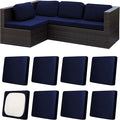 8Pcs Patio Cushion Covers, Outdoor Cushions Covers, Stretch Cushion Covers by Unknown