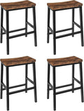 HOOBRO Bar Stools Set of 4, Counter Height Bar Stools, 23.6'' Bar Chairs by HOOBRO