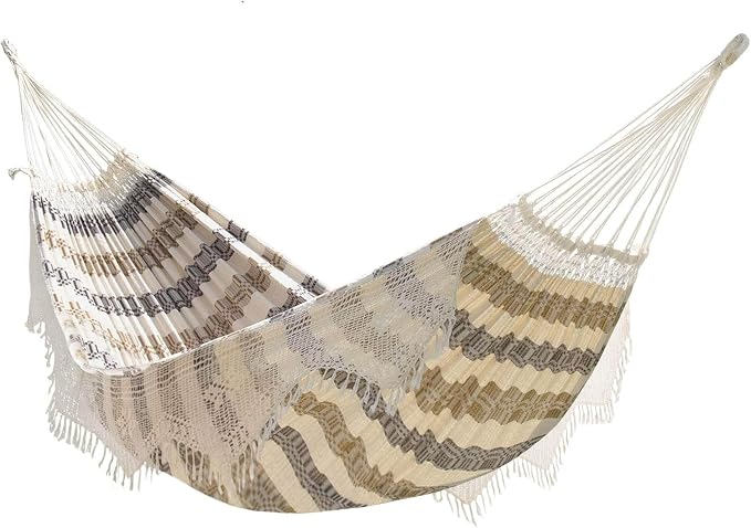 Vivere Authentic Brazilian Cotton Hammock - 450 lb Capacity by Vivere