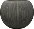 11.8" H X 14.5" D Round Plastic Planter by UPPERSTONELIVING