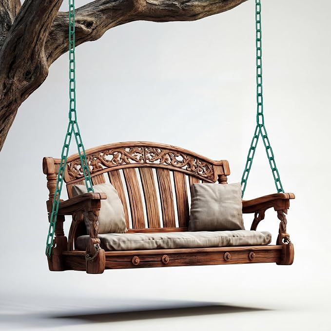 Heavy Duty Porch Swing Hanging Chain Kit 1500 Lbs Capacity, 4 Quick Links & 2 - Image 7
