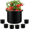 6-Pack 5 Gallon Grow Bags - 300G Heavy Duty Aeration Fabric Pots by SouilGoal