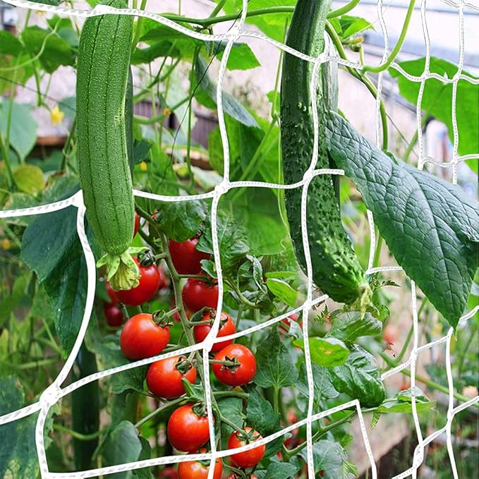 Trellis Netting, CANAGROW Heavy-Duty Garden Plant Trellis Netting by CANAGROW