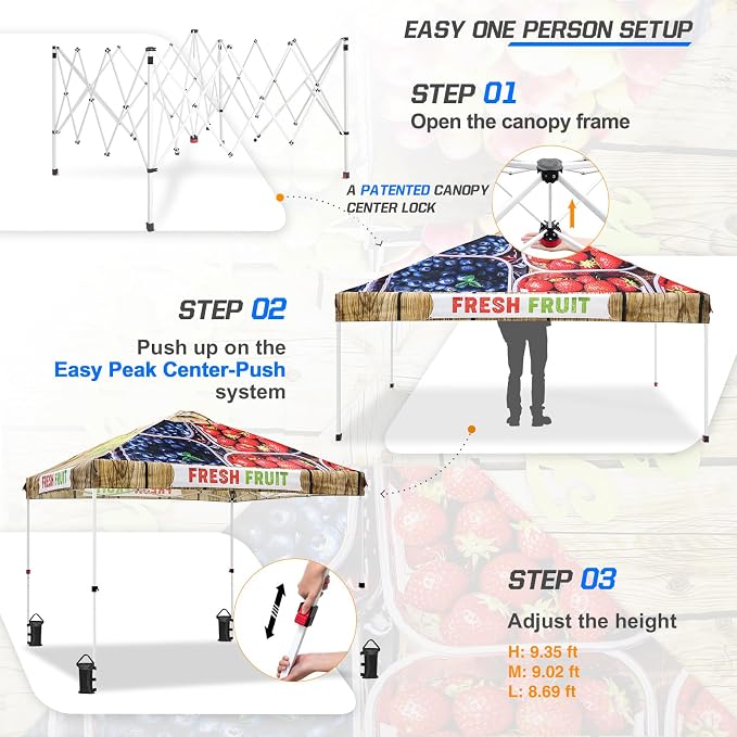 EAGLE PEAK Pop Up Canopy Tent - Image 2