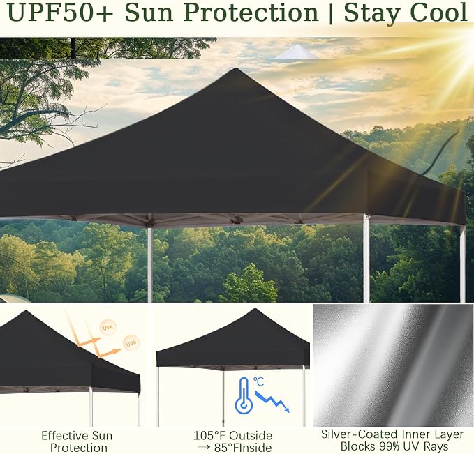 Easy 8x8 Pop Up Canopy Tent - Image 4