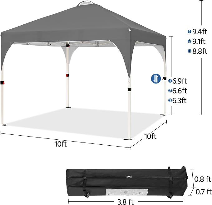 Yaheetech 10x10 Pop Up Canopy Tent - Image 4