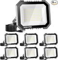 6 Pack LED Flood Lights Outdoor, 100W 10000LM Super Bright Floodlight Outside by LEDDICTIVE