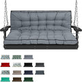 Waterproof Porch Swing Cushion Replacement, Thick 4" 2–3 Seat Outdoor Swing by RUFXIEZW