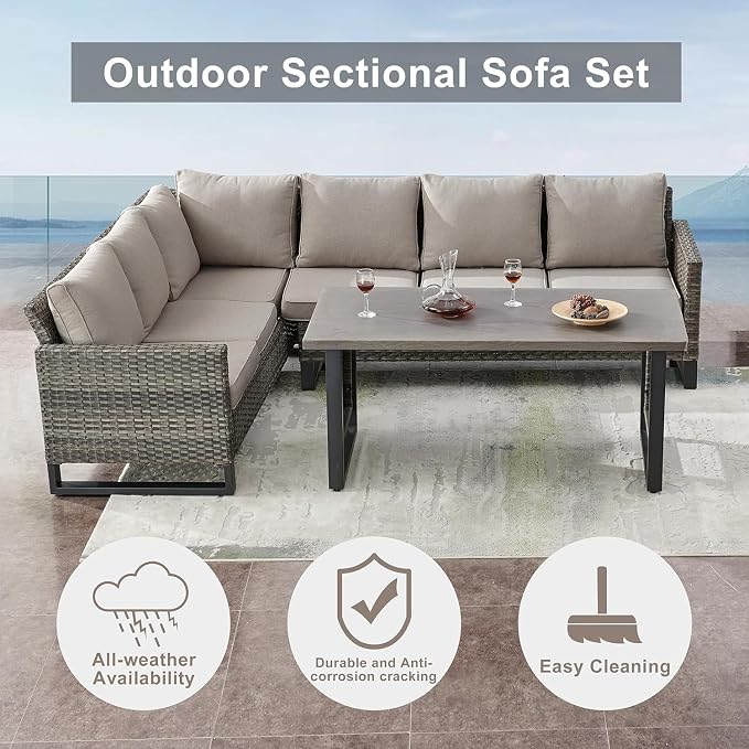 Patio Sectional Furniture Set - Image 4