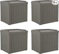 Suncast 22 Gallon Indoor or Outdoor Backyard Patio Small Storage Deck Box by Suncast